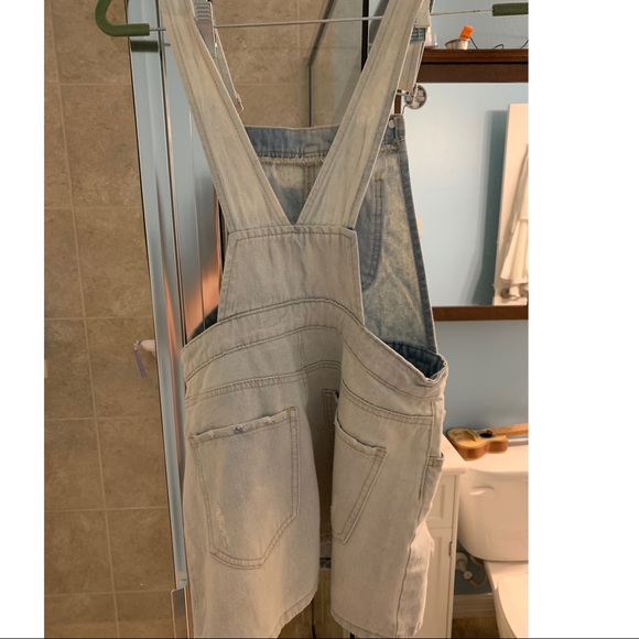 Forever 21 denim distressed jumper dress - Picture 2 of 2